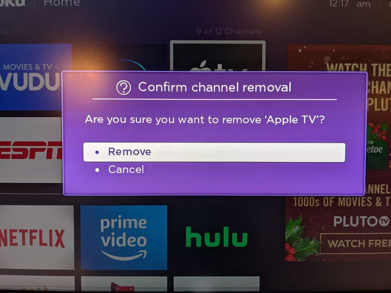 remove mirror for roku from mac